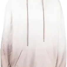 Худи с эффектом градиента и вышивкой