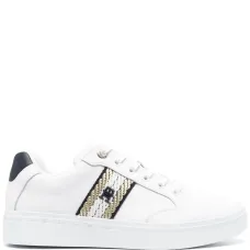 Кроссовки с нашивкой-логотипом