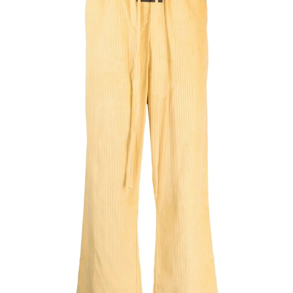 Вельветовые спортивные брюки с кулиской