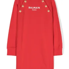 Платье-толстовка с пуговицами