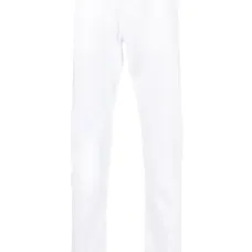 Прямые джинсы с нашивкой-логотипом