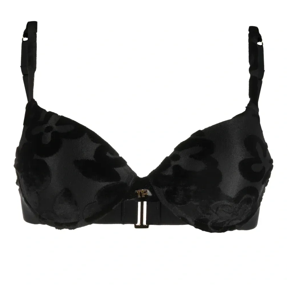 Бюстгальтер на косточках с цветочным принтом