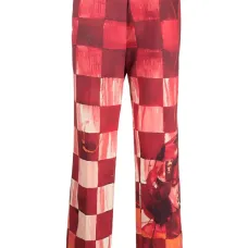 Вельветовые брюки в технике пэчворк