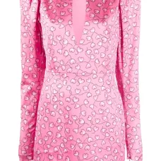 Платье мини с принтом