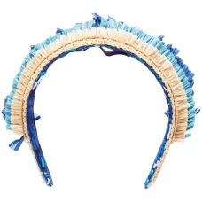 Ободок Halo из рафии