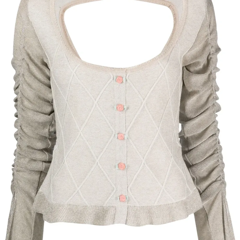 Кардиган Elena с драпированными рукавами Кардиган Elena с драпированными рукавами