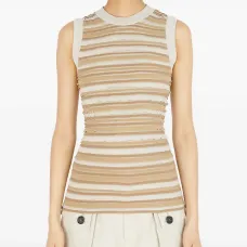 топ в полоску с оборками