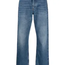 прямые джинсы средней посадки