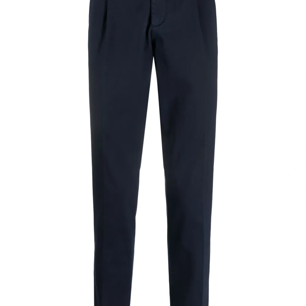 габардиновые брюки скинни с подвеской-логотипом