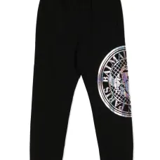 Брюки с эластичным поясом и логотипом