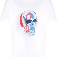 Футболка с принтом Solarised Skull