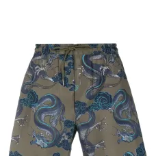 Плавки-шорты с принтом