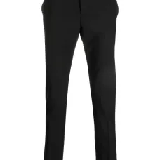 Брюки строгого кроя из вирджинской шерсти