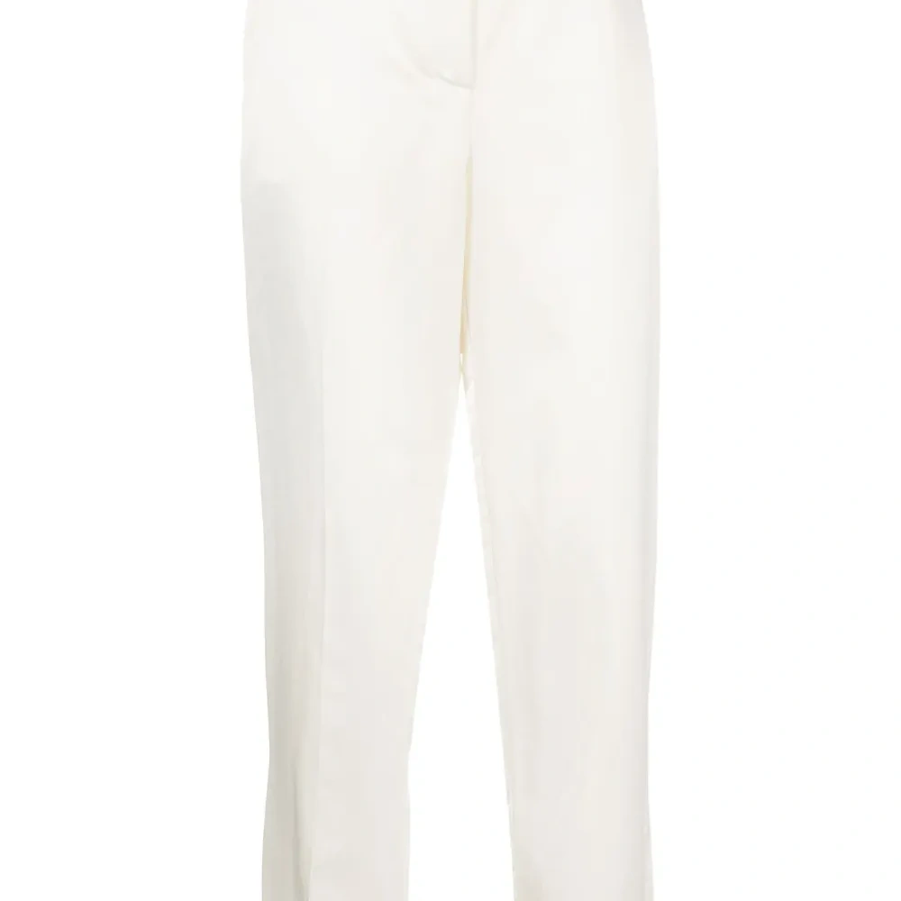 Атласные брюки средней посадки