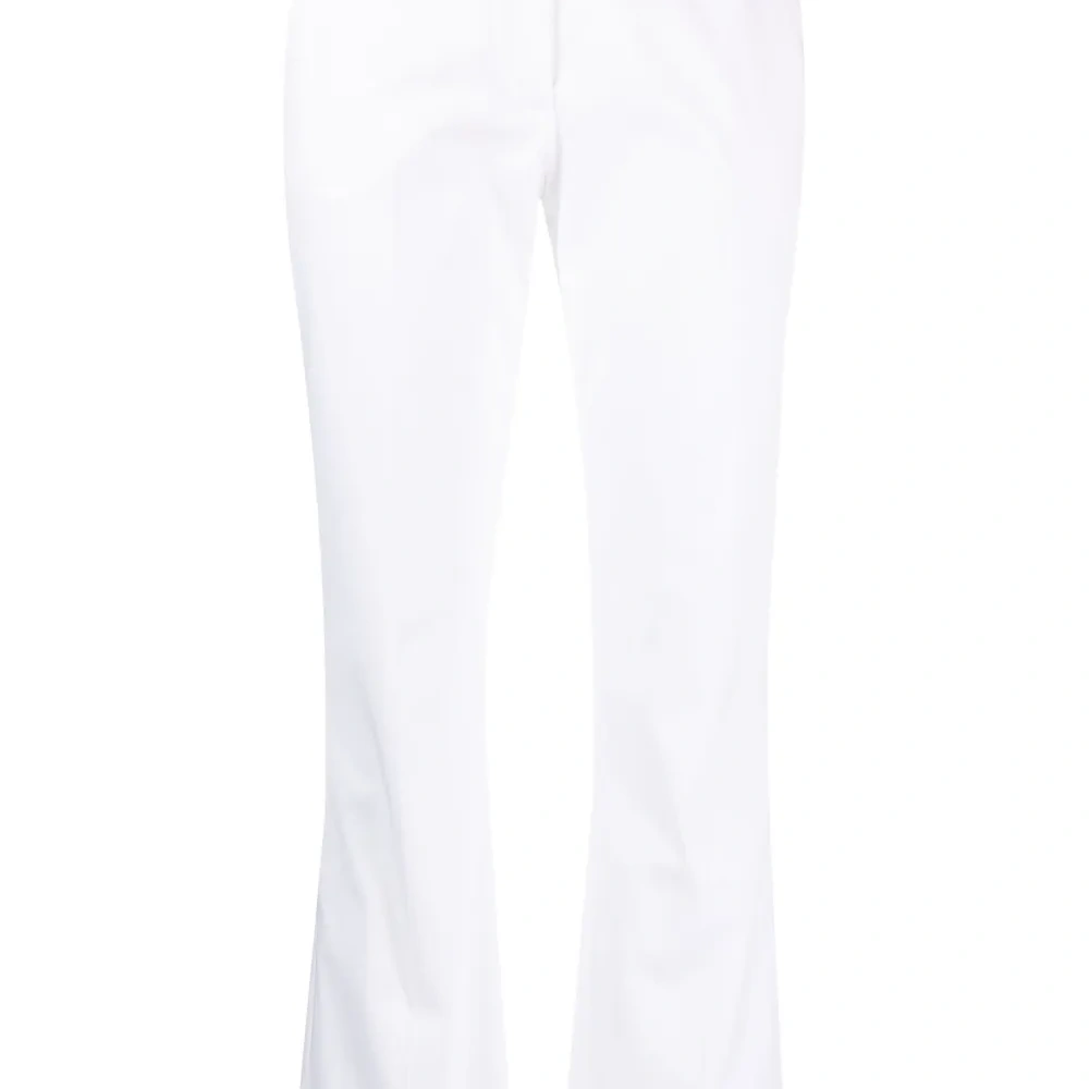 Расклешенные брюки средней посадки