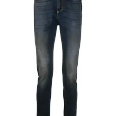 Джинсы скинни с эффектом потертости Джинсы скинни с эффектом потертости