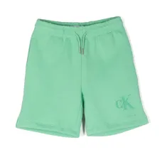 Шорты с вышитым логотипом