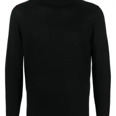 Шерстяной джемпер с высоким воротником