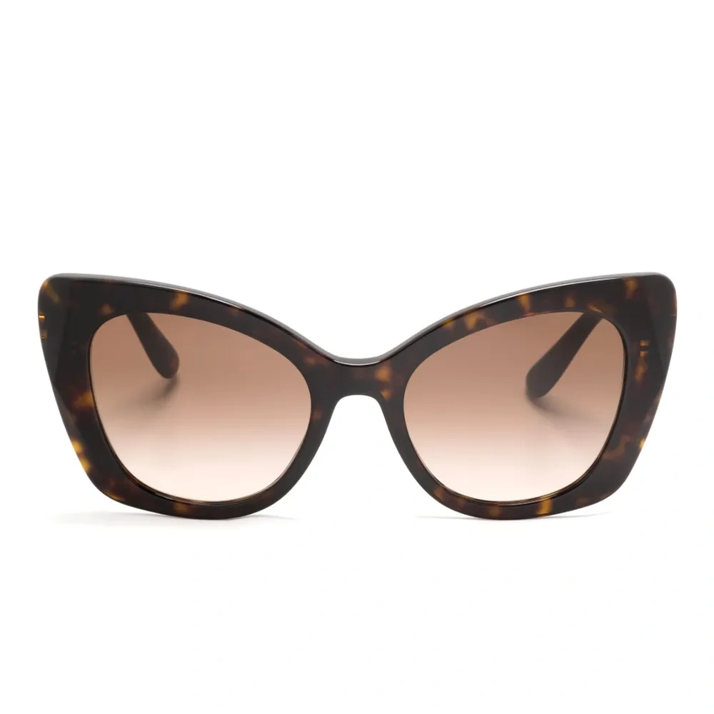 Солнцезащитные очки в оправе 'бабочка' с логотипом