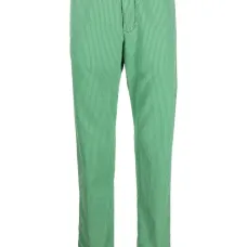 Брюки в тонкую полоску