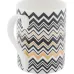 "фарфоровая кружка с узором зигзаг (7,5 см)"