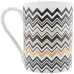 "фарфоровая кружка с узором зигзаг (7,5 см)"