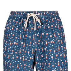 Плавки-шорты с графичным принтом Плавки-шорты с графичным принтом