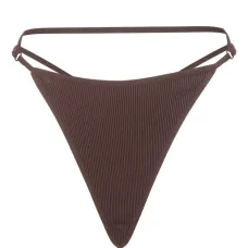 Трусы-стринги в рубчик Трусы-стринги в рубчик