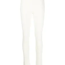 Брюки с завышенной талией и вырезами