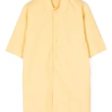 Куртка-рубашка на пуговицах с тисненым логотипом