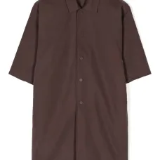 Куртка-рубашка на пуговицах с тисненым логотипом