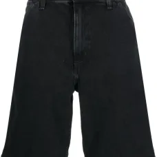 Джинсовые шорты карго с нашивкой-логотипом