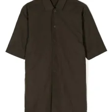 Куртка-рубашка на пуговицах с тисненым логотипом