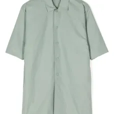 Куртка-рубашка на пуговицах с тисненым логотипом