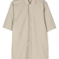 Куртка-рубашка на пуговицах с тисненым логотипом