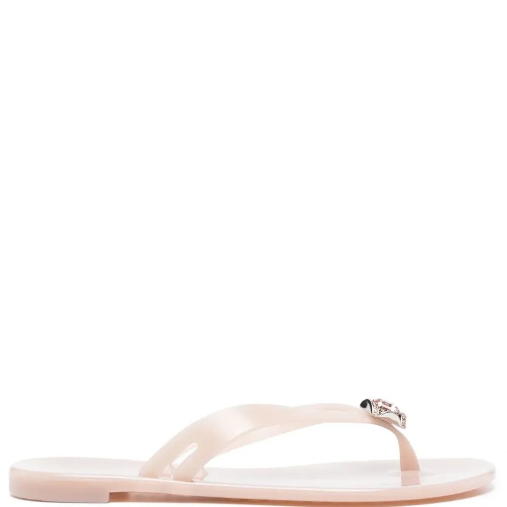 Шлепанцы Infradito с кристаллами