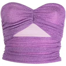 Укороченный топ с люрексом Укороченный топ с люрексом