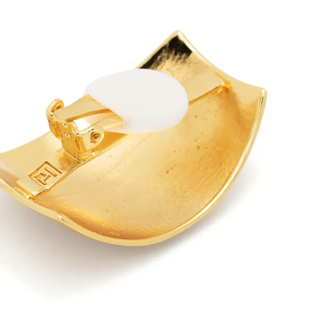 Овальные серьги