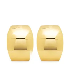 Овальные серьги