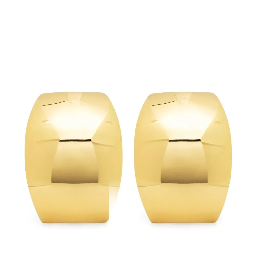 Овальные серьги