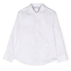 Полосатая рубашка с длинными рукавами