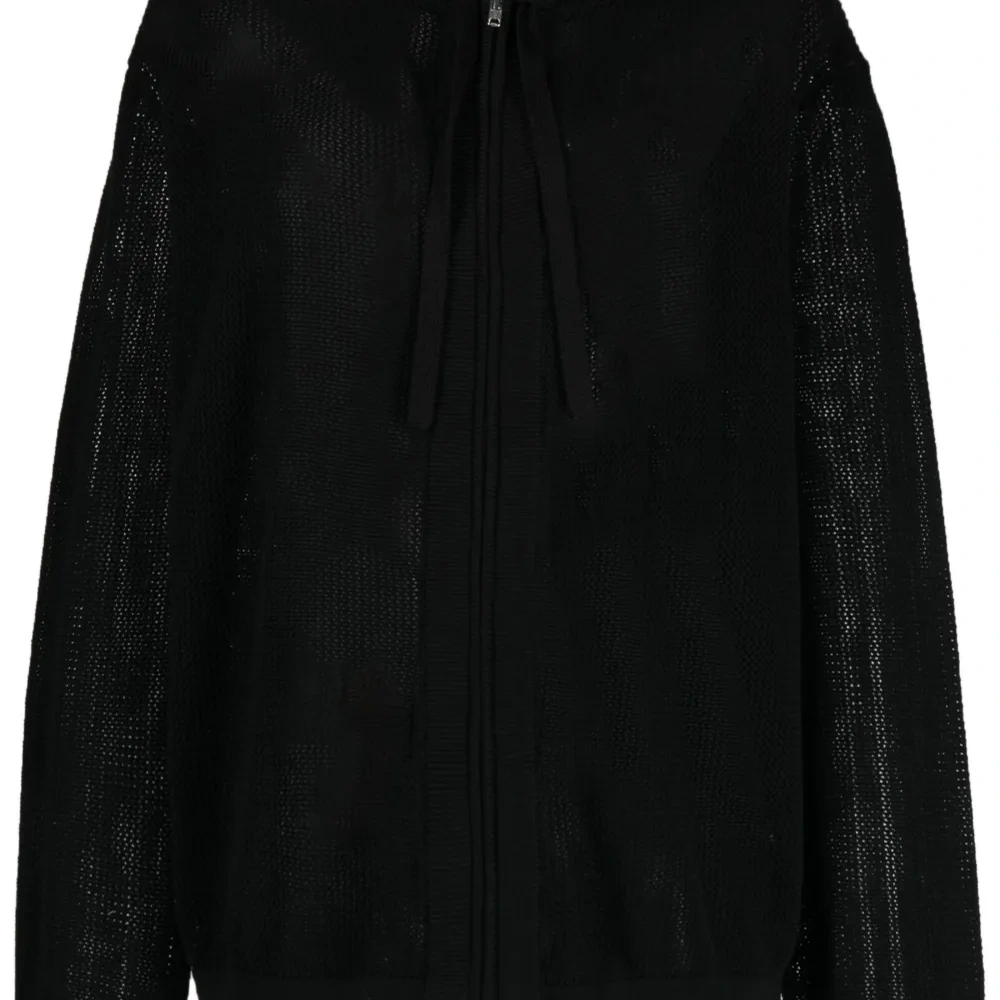 Худи в технике кроше на молнии