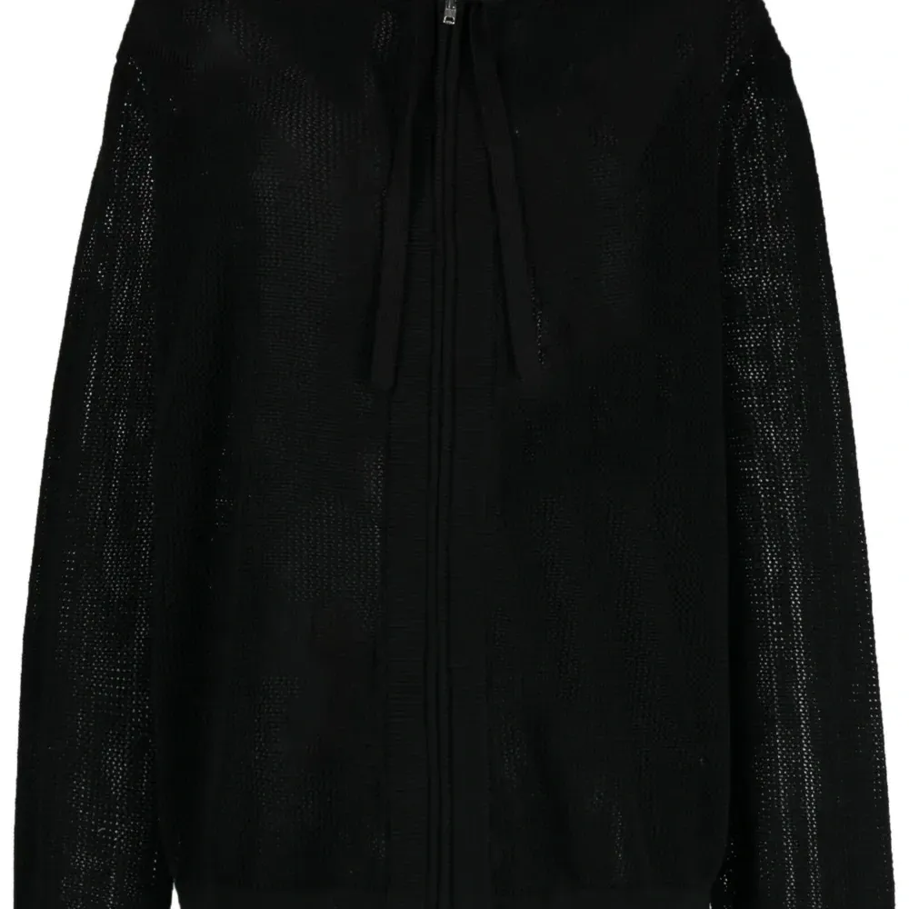 Худи в технике кроше на молнии