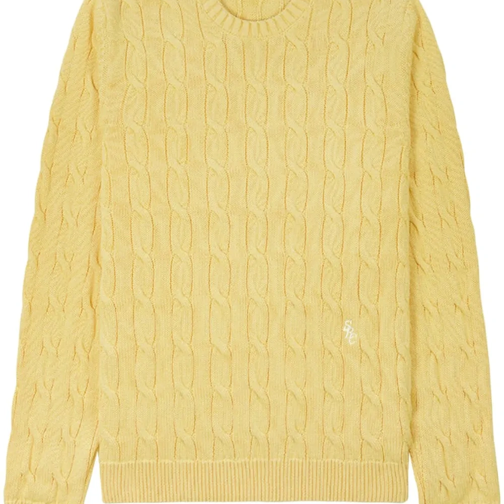 Джемпер фактурной вязки с вышитым логотипом