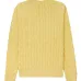 Джемпер фактурной вязки с вышитым логотипом
