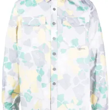 Рубашка с длинными рукавами и графичным принтом