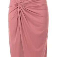 Юбка асимметричного кроя со сборками