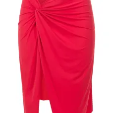 Юбка асимметричного кроя со сборками