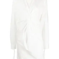 Платье-рубашка с длинными рукавами