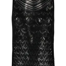 Топ рыхлой вязки без рукавов